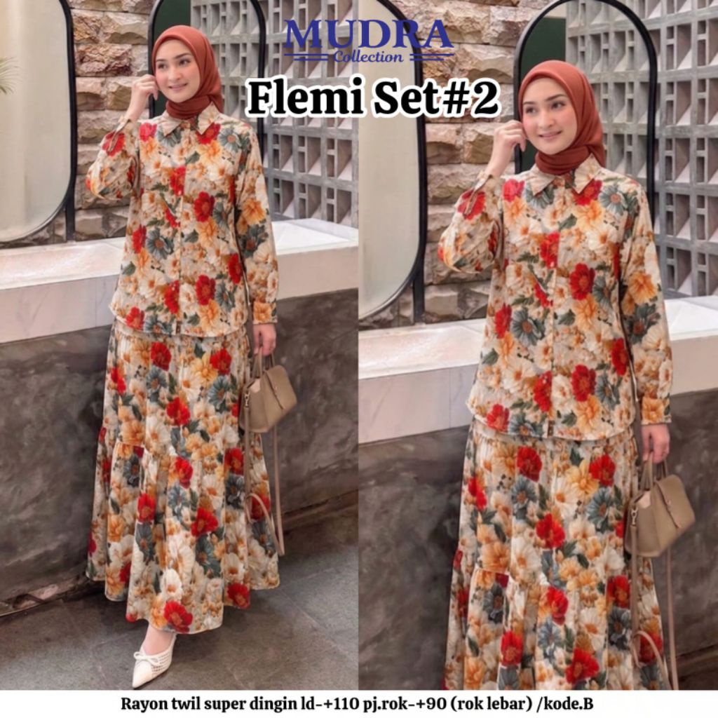 Gamis Mudra Collection / Gamis Terbaru / Gamis Wanita / Gamis Premium / Vania / Flemi / Mudra Hijab