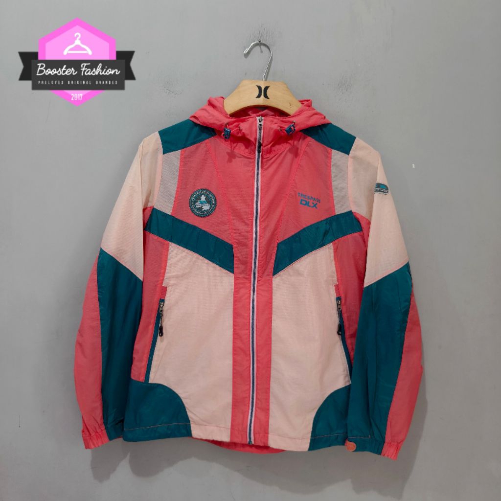 JAKET RUNNING TRESPASS DLX TRAIL PEACH ORIGINAL SIZE S