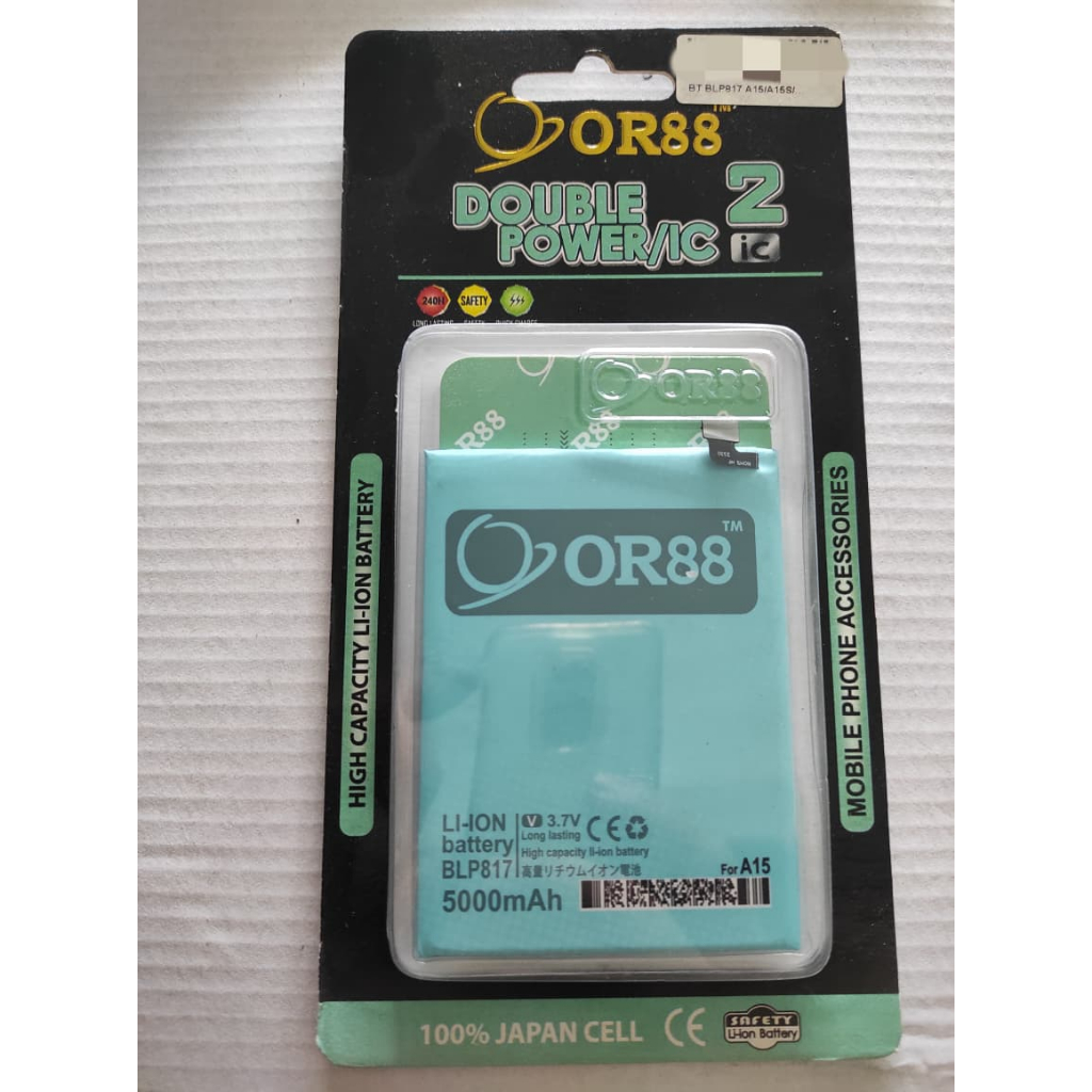 Baterai ORIENS Double Power 2 IC BLP817/BLP-817 OPPO A15 (CPH2185) / A15s (CPH2179)/ A16K / A16E / A