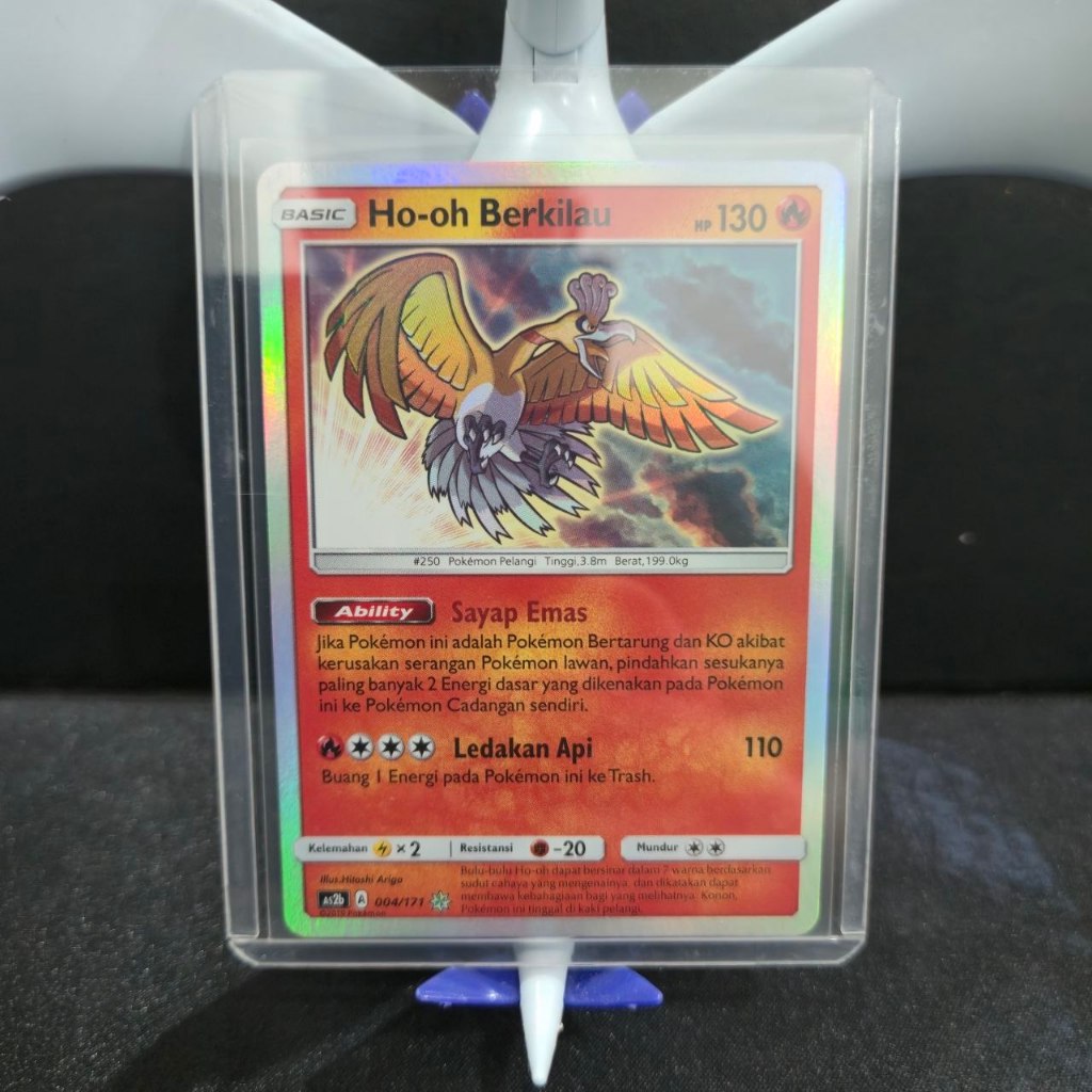 Ho-oh Berkilau 004/171 Pokemon IND - Kebangkitan Legenda