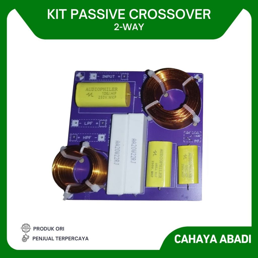 Kit Passive Crossover 2-Way Hokky