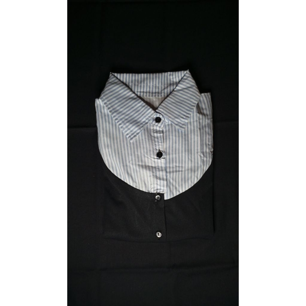 Yuki top salur/kemeja salur/kemeja/kemeja salur remaja