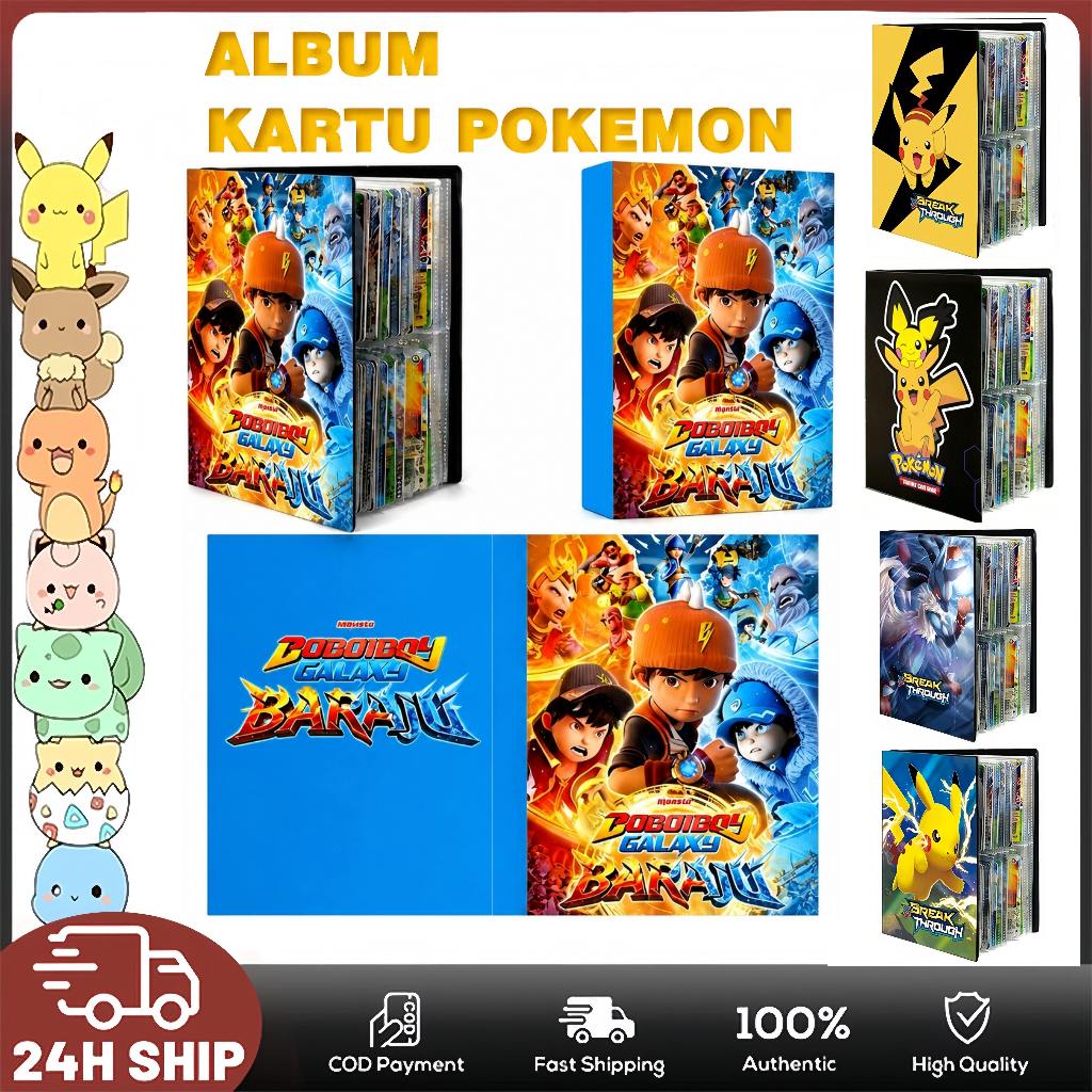Boboiboy Galaxy Album 240PCS Kartu Mainan Boboiboy Galaxy Album Kartu - Hanya Buku Album Kartu, Tanp