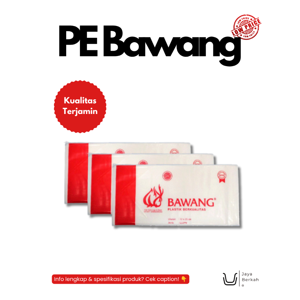 Plastik murah / PE Bawang 1kg / Plastik kiloan / Plastik 1/2kg / Plastik 1/4kg / plastik 2kg