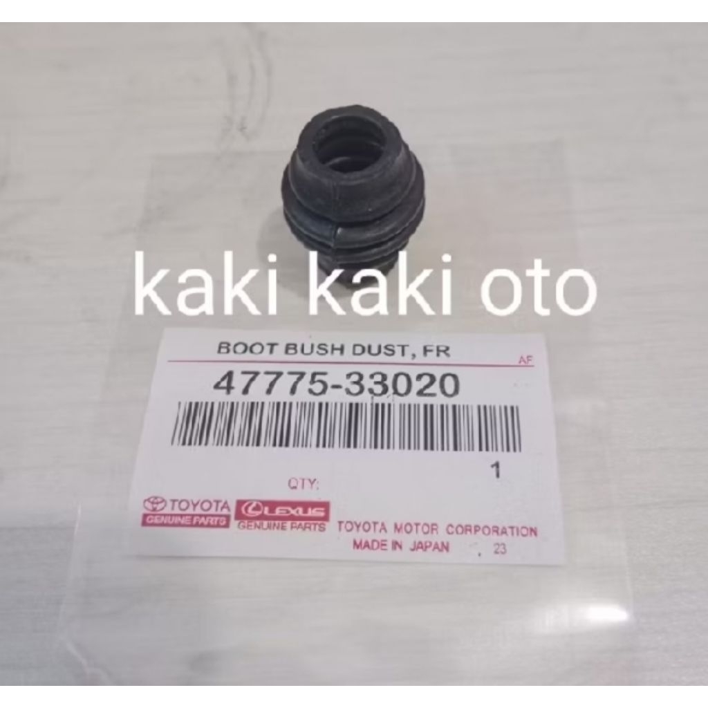 boot pin caliper boot baut rem caliper depan etios