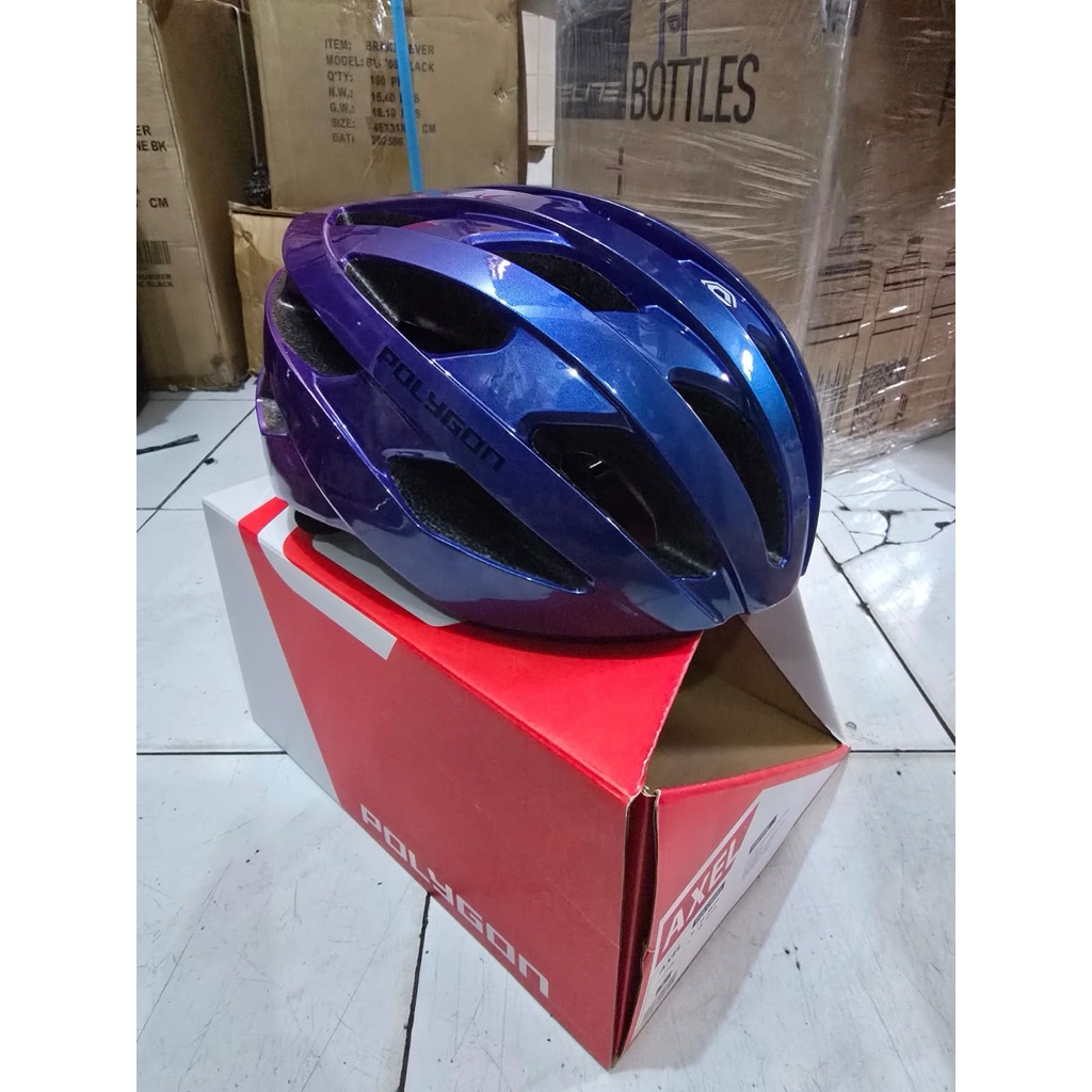 Polygon Axel Helm sepeda roadbike helmet ventilasi udara original