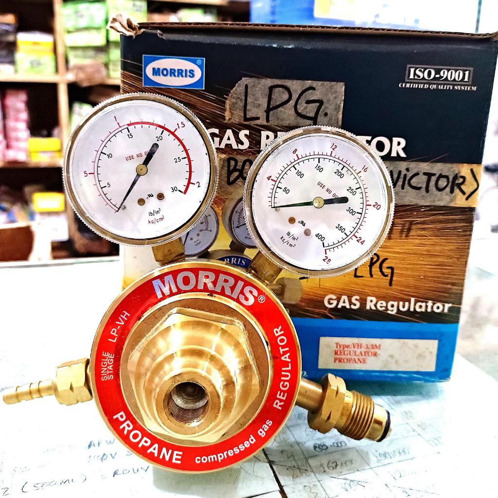 Regulator Las Gas Propane LPG Bodi Besar Morris tipe Victor VH-3,5M