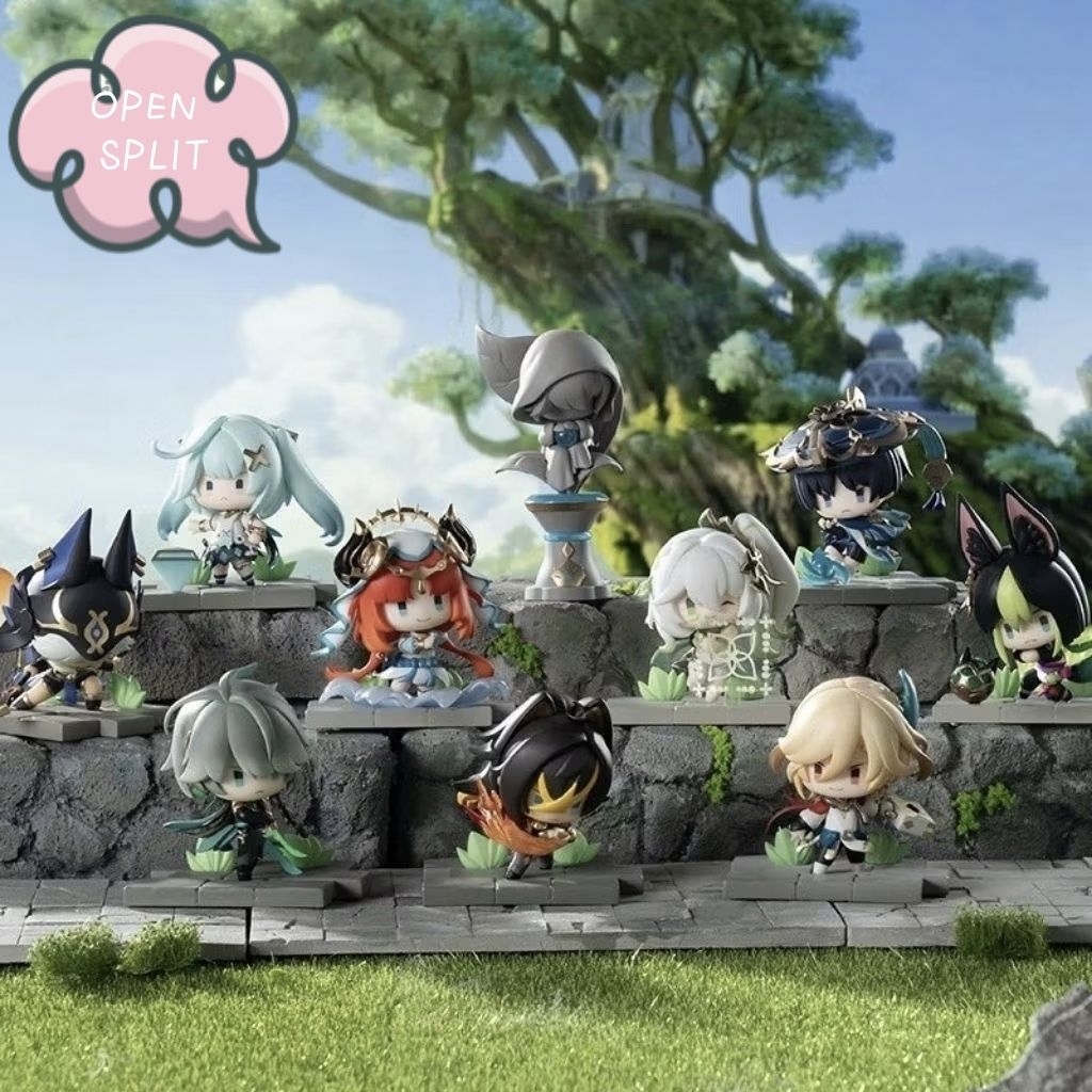 (SOON, BACA DESC) OPEN SPLIT genshin impact sumeru battlefield heroes tighnari cyno nilou nahida far