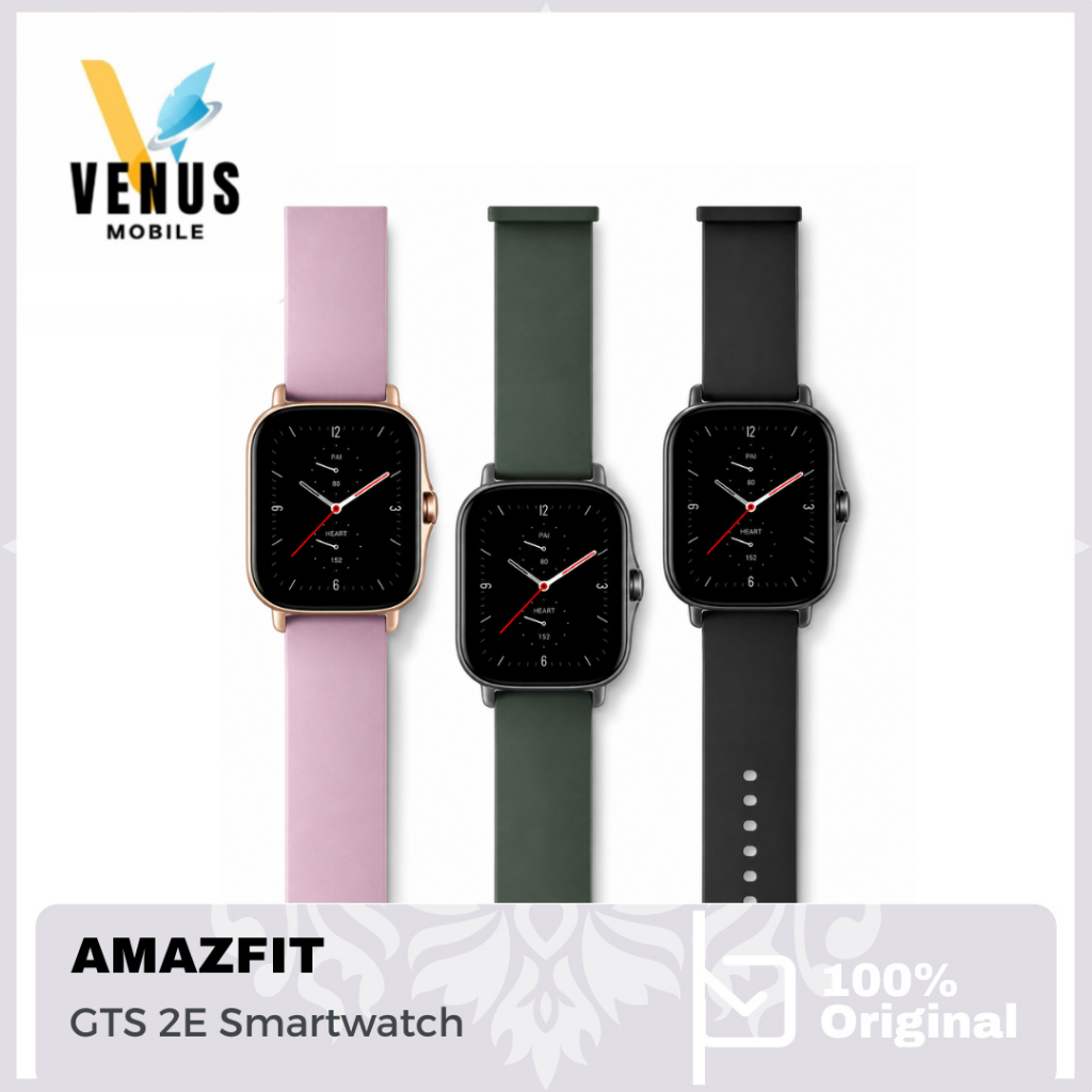 BEKAS - AMAZFIT SMARTWATCH GTS 2E Jam Tangan Pintar AMOLED 1.65 inch Smart Watch Fitnes