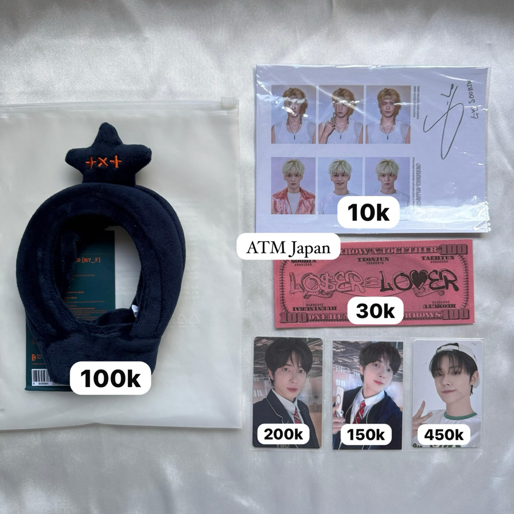 [KUKIRA] Official Photocard Cover Lightstick Tomorrow X Together Yeonjun Taehyun TXT Referral Concer