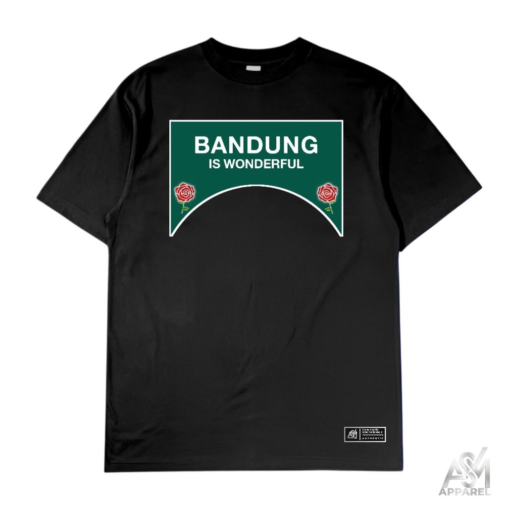 Tshirt Kaos PERSIB BANDUNG IS WONDERFUL LADS CLUB Hitam