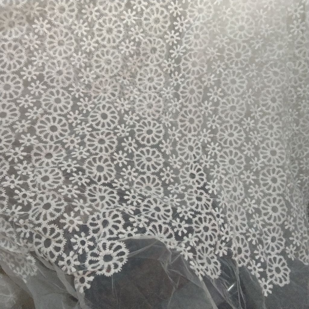 Kain organza bordir | Harga/0,5m | bahan organza bordir| bahan organza bordir | kain organza bordir.