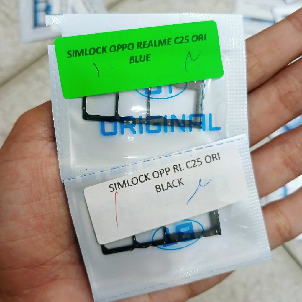 slot sim oppo realme C25 simlock simtray tempat sim