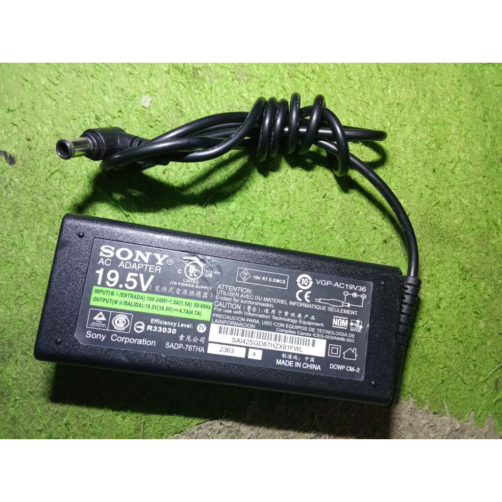 Charger laptop Sony Vaio Original
