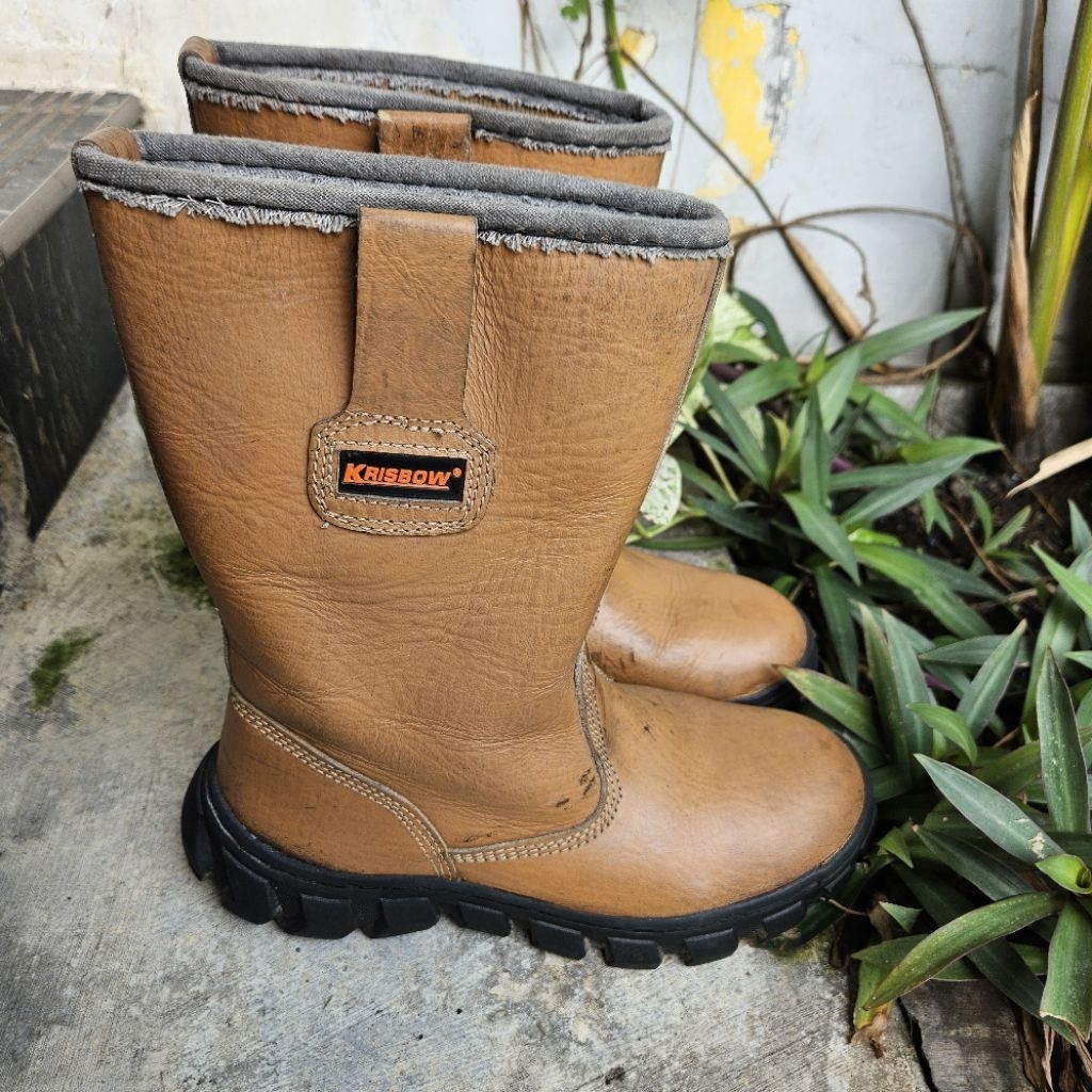 sepatu safety boots second krisbow size 40(25cm)