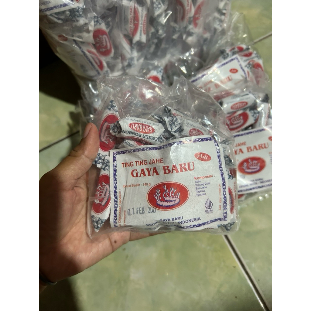 permen Jahe ting ting jahe