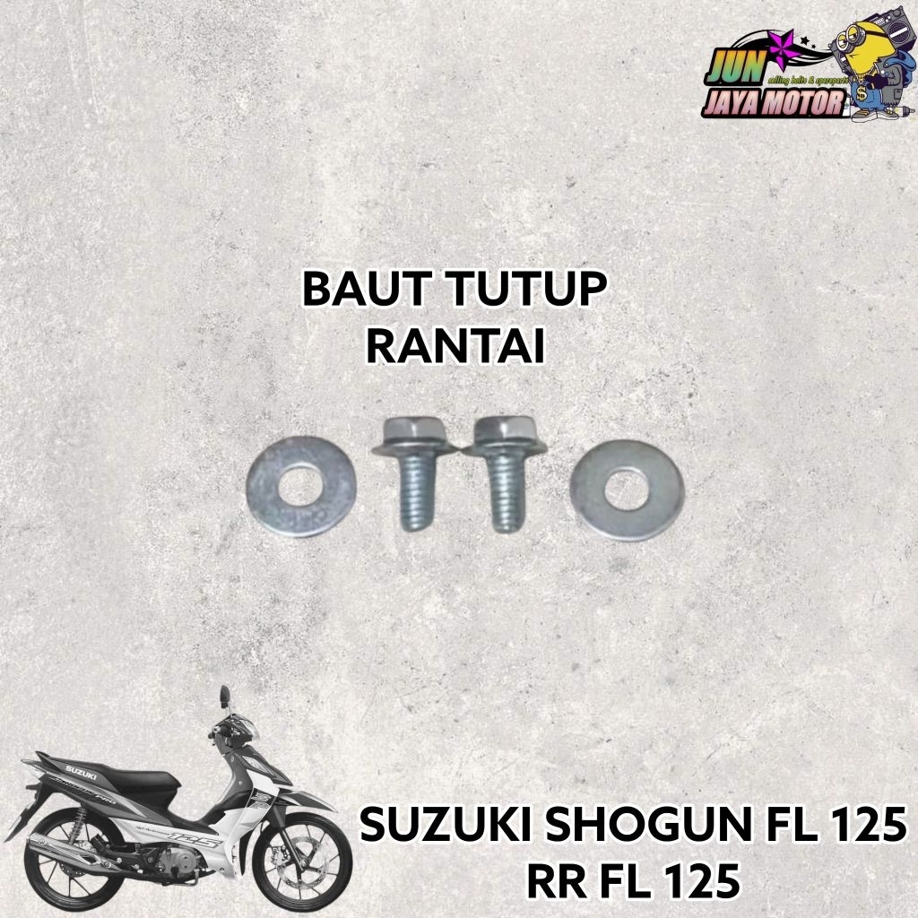 BAUT FULLSET BODY TUTUP RANTAI SUZUKI SHOGUN FL 125 RR 125 FL