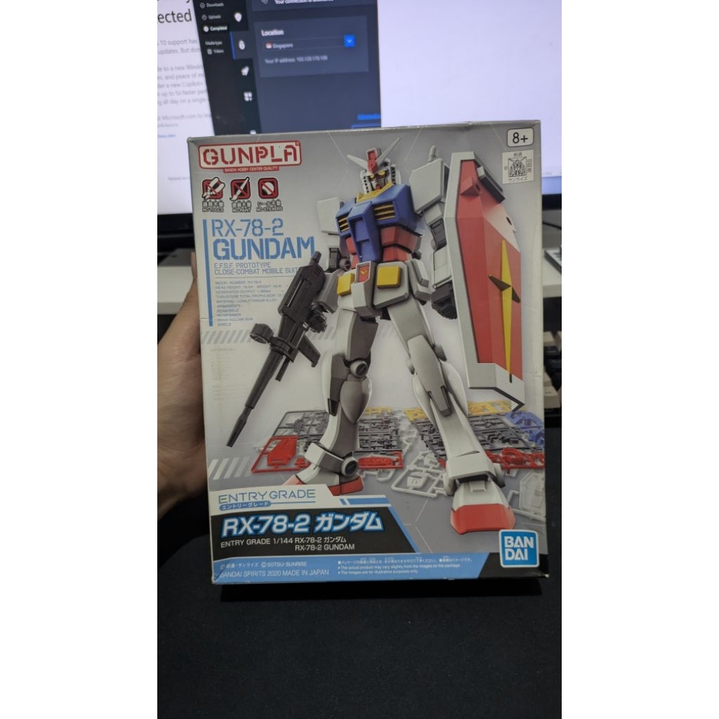 Entry Grade RX-78-2 Gundam Original Bandai