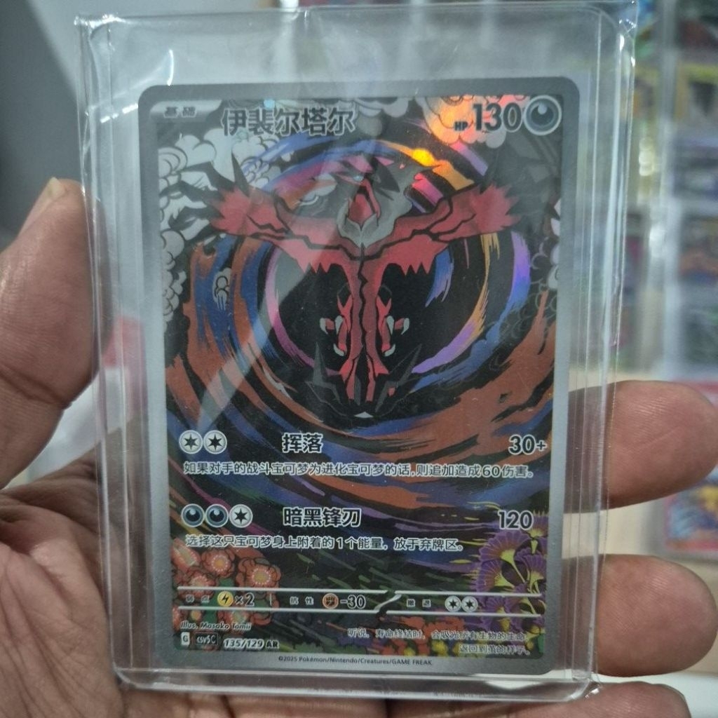Kartu Pokemon AR chinese Yveltal