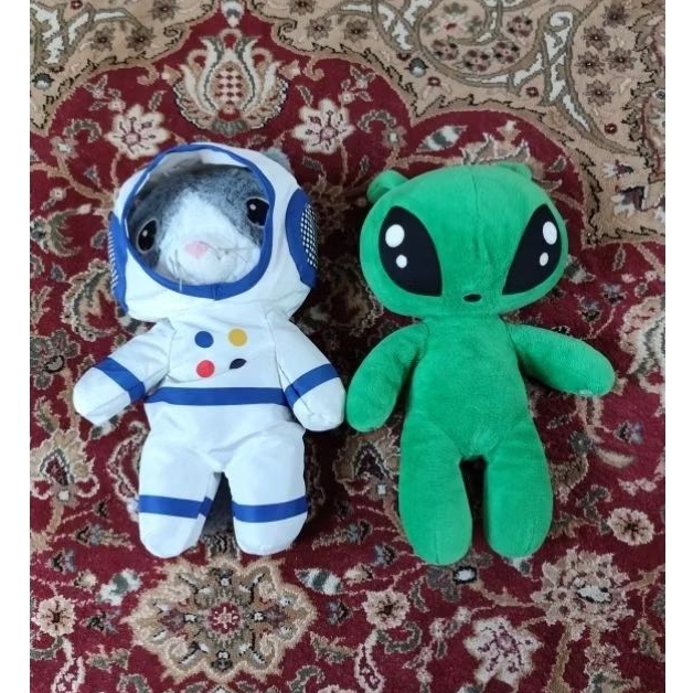 Paket Boneka Ikea Astronot Kucing Alien