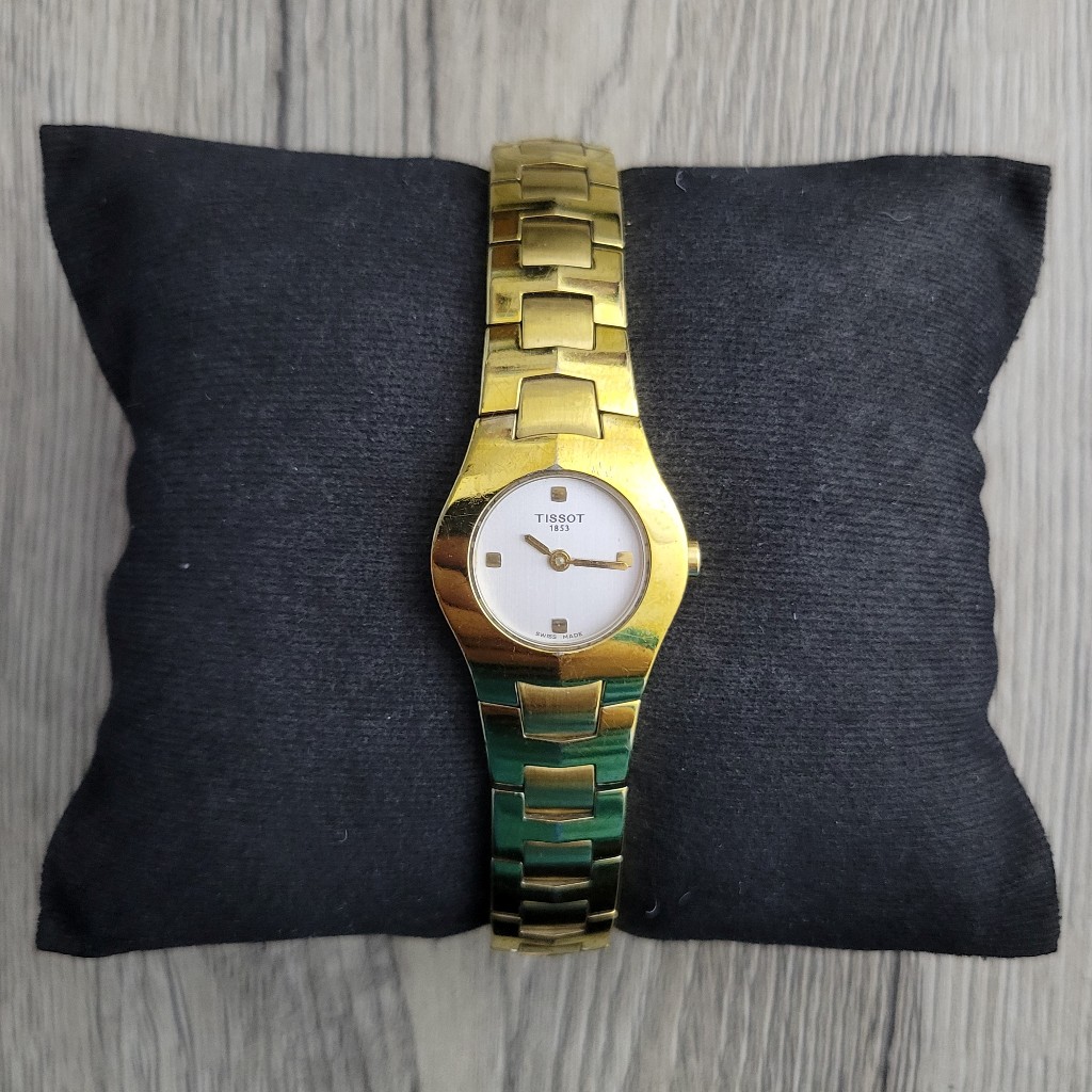 Jam Tangan Wanita Tissot L520 Silver Dial Vintage