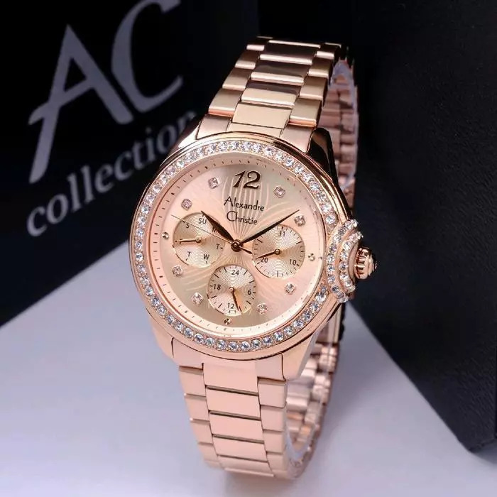 ORIGINAL JAM TANGAN ALEXANDRE CHRISTIE WANITA AC GARANSI RESMI ALEXANDER CRISTIE 2949 2a53 2A59 2A60