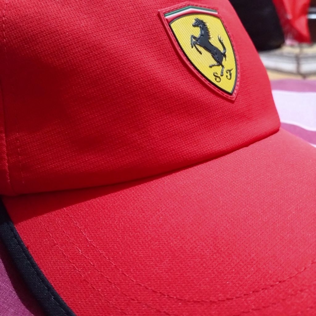 Ferrari Puma Baseball BB Cap Topi Formula 1/F1 Original Red/Merah II