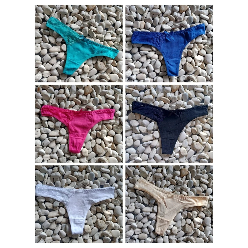 Pakaian Dalam Wanita 505 - Celana G String Thong Katun