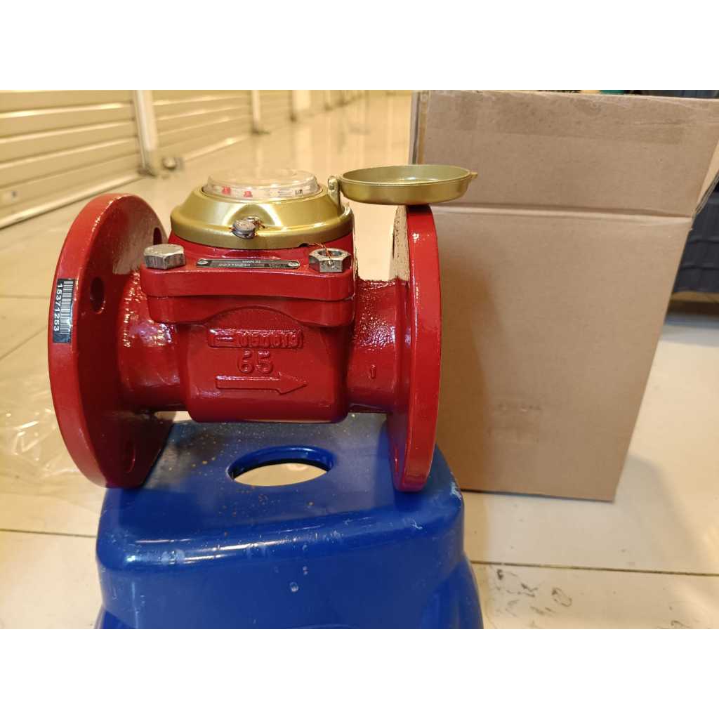 Water Meter POWOGAZ 2 1/2 Inch DN65 Woltmann Flow Meter Air Flange Industri