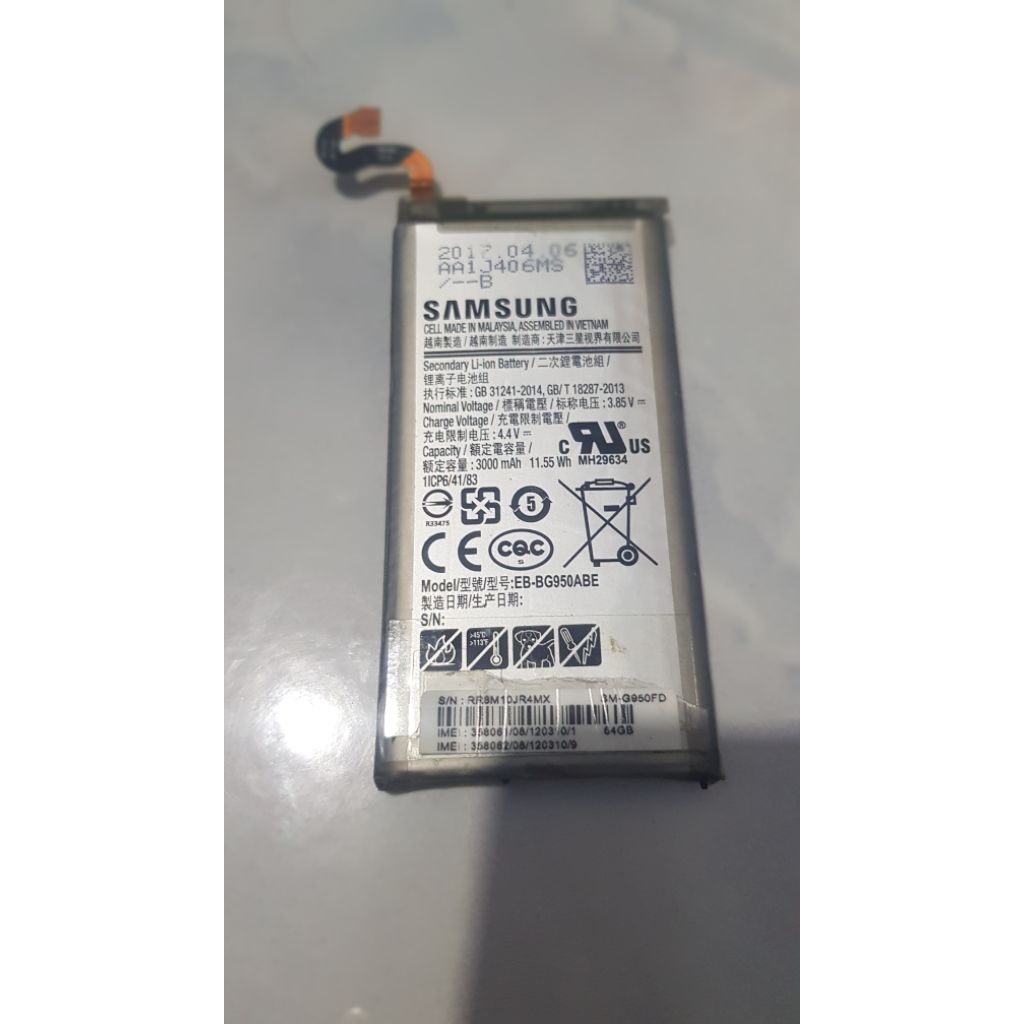 Batre samsung s8 copotan