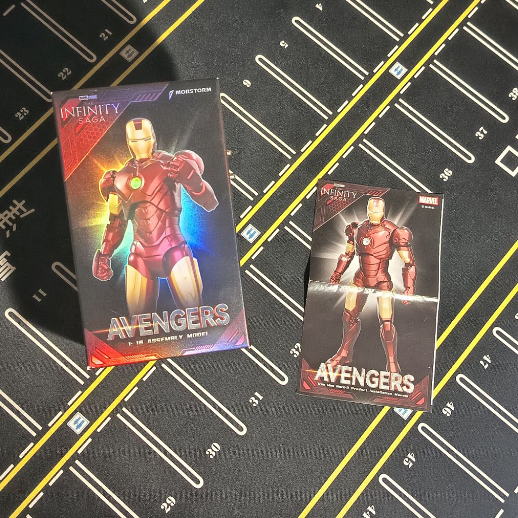 MORSTORM AVENGERS 1:18 ASSEMBLY MODEL IRONMAN & CAPTAIN AMERICA