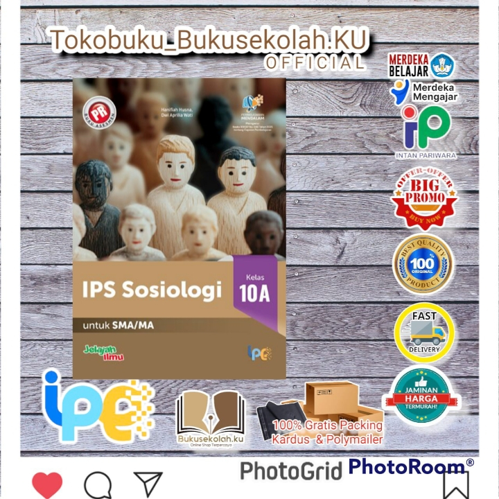 diskon Buku PR ASESMEN IPS SOSIOLOGI KELAS 10 Kur Merdeka SEMESTER 1,2 SMA/MA Terbaru 2026
