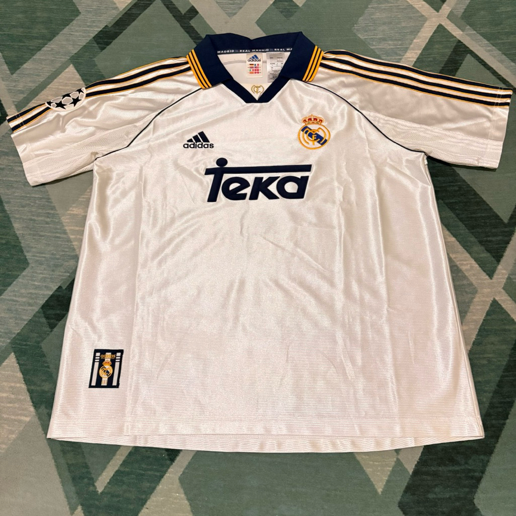 Real Madrid Home Reissue Short Sleeve 1999