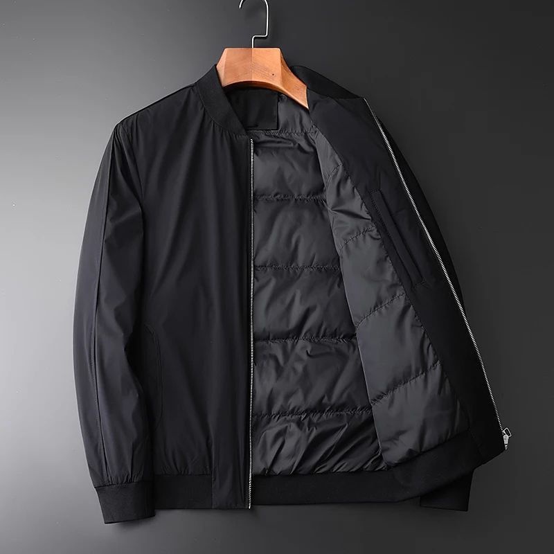 Bomber Pria Waterproof Jaket Bomber Pria Waterproof / Puffer Jacket Varsity Windproof Waterproof / P