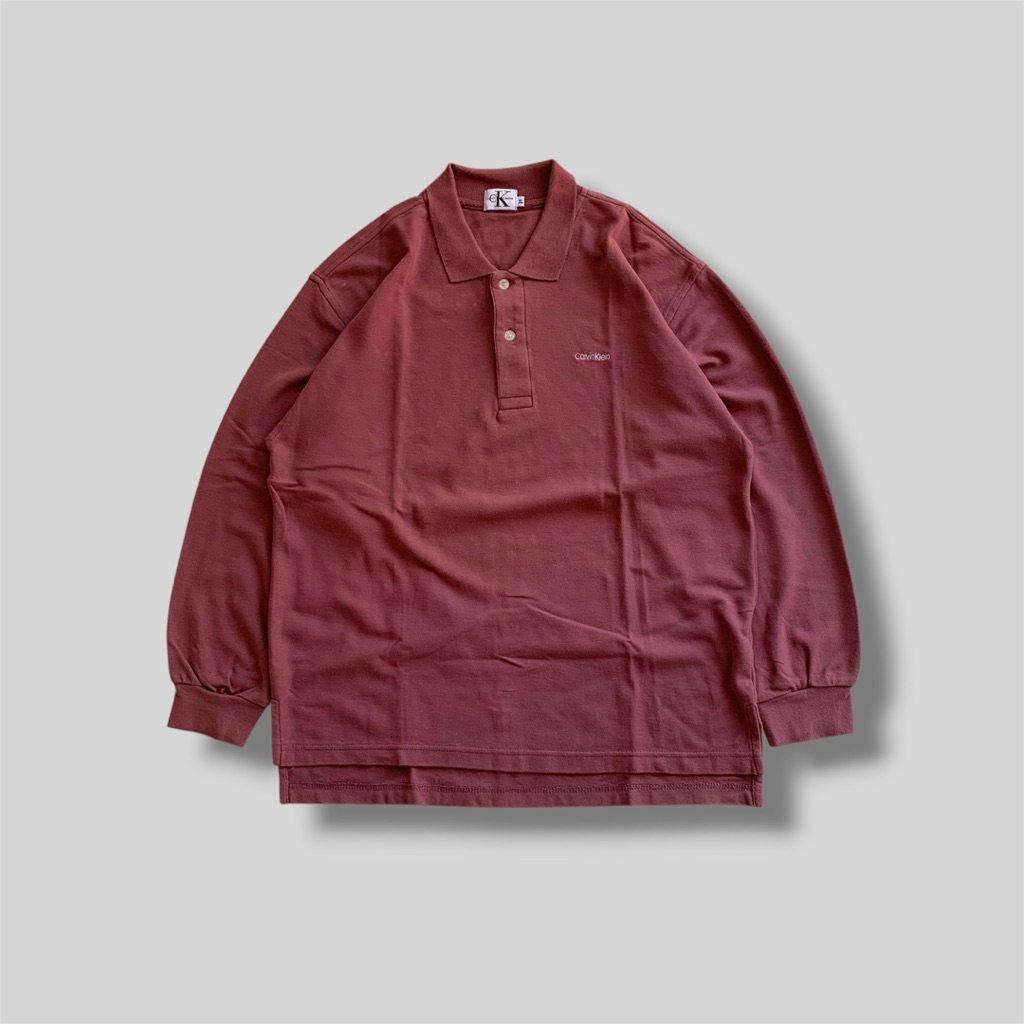 Kaos Polo Panjang/Longsleeve Calvin Klein