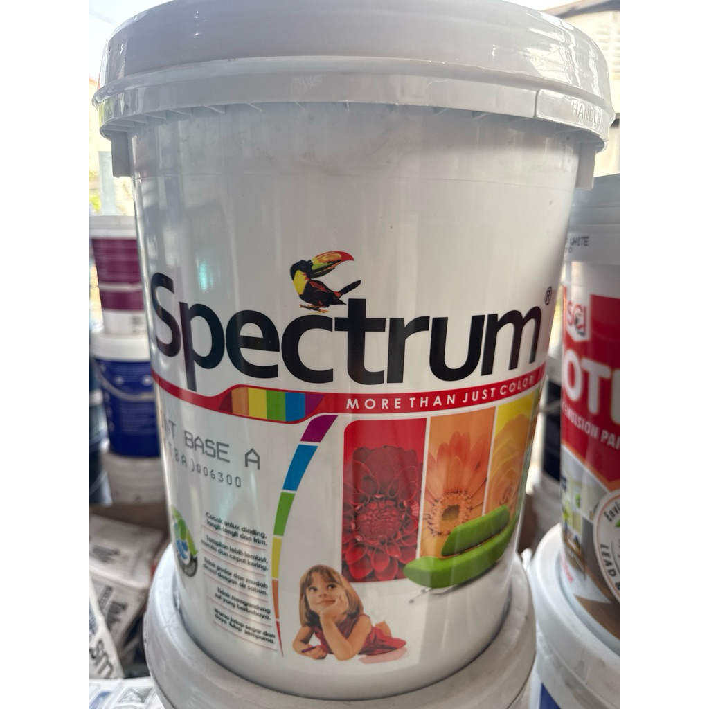 SPECTRUM CAT TEMBOK 28KG PUTIH 800