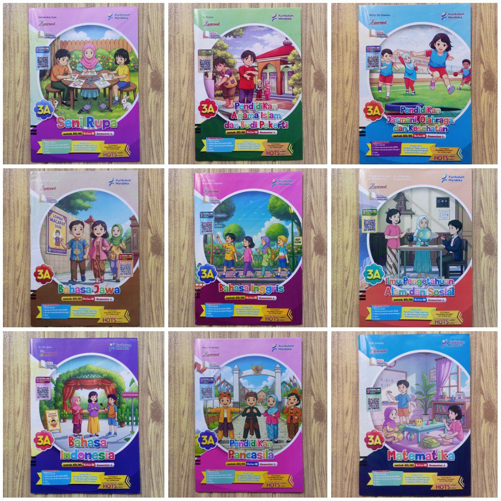 LKS Zamrud SD Kelas 3. Kurikulum Merdeka. Putra Nugraha. Terbaru 2026/2027