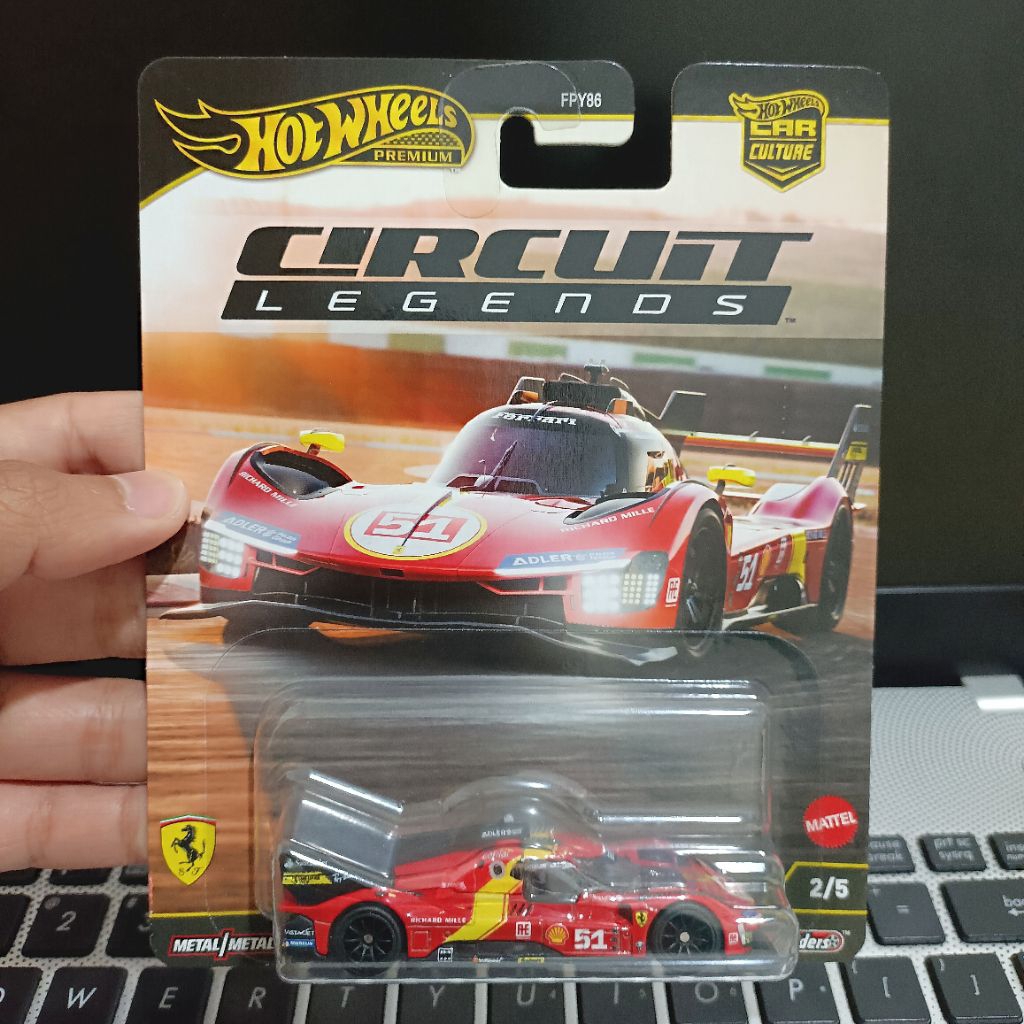 Hot Wheels Premium Circuit Legends Ferrari 499P 499 P Lemans Winner 2023