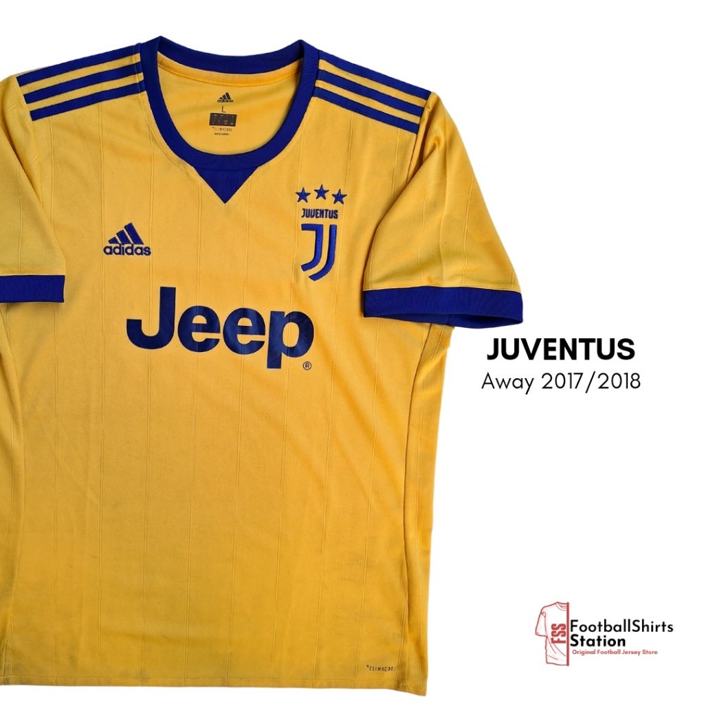 Jersye Juventus Away 2017/2018 Aeroready Size L Original
