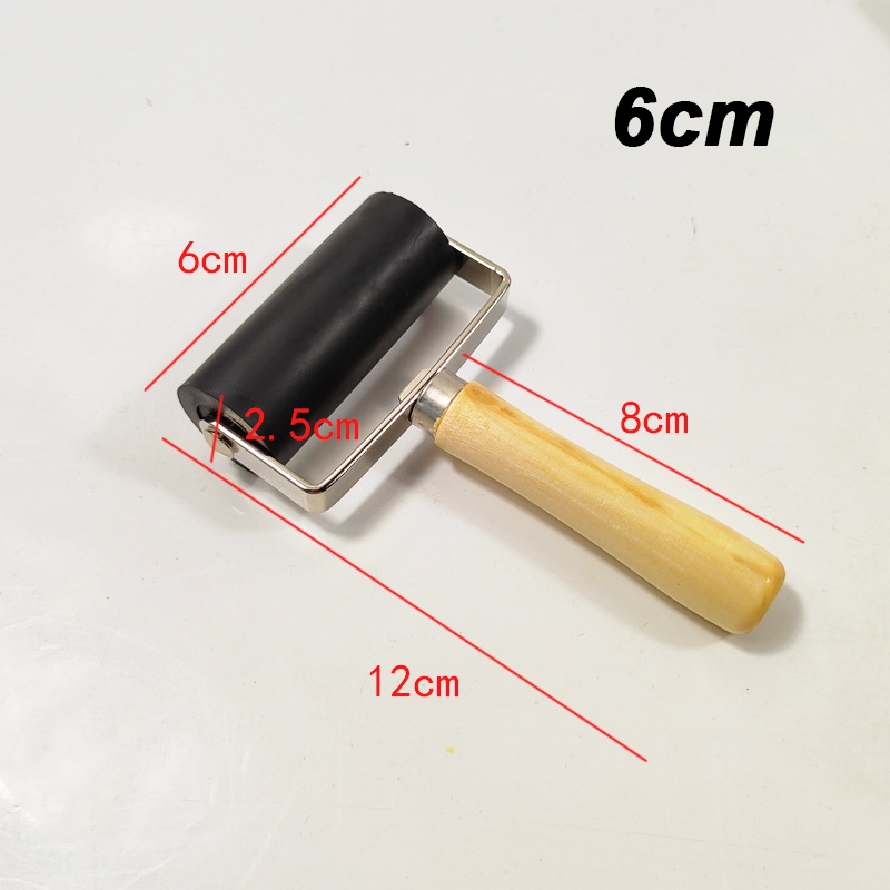 6/10Cm Rubber Roller Karet Loler Roll Grafis Printmaking Seni Craft Anak Alat Kreatif Anak-Anak Bayi