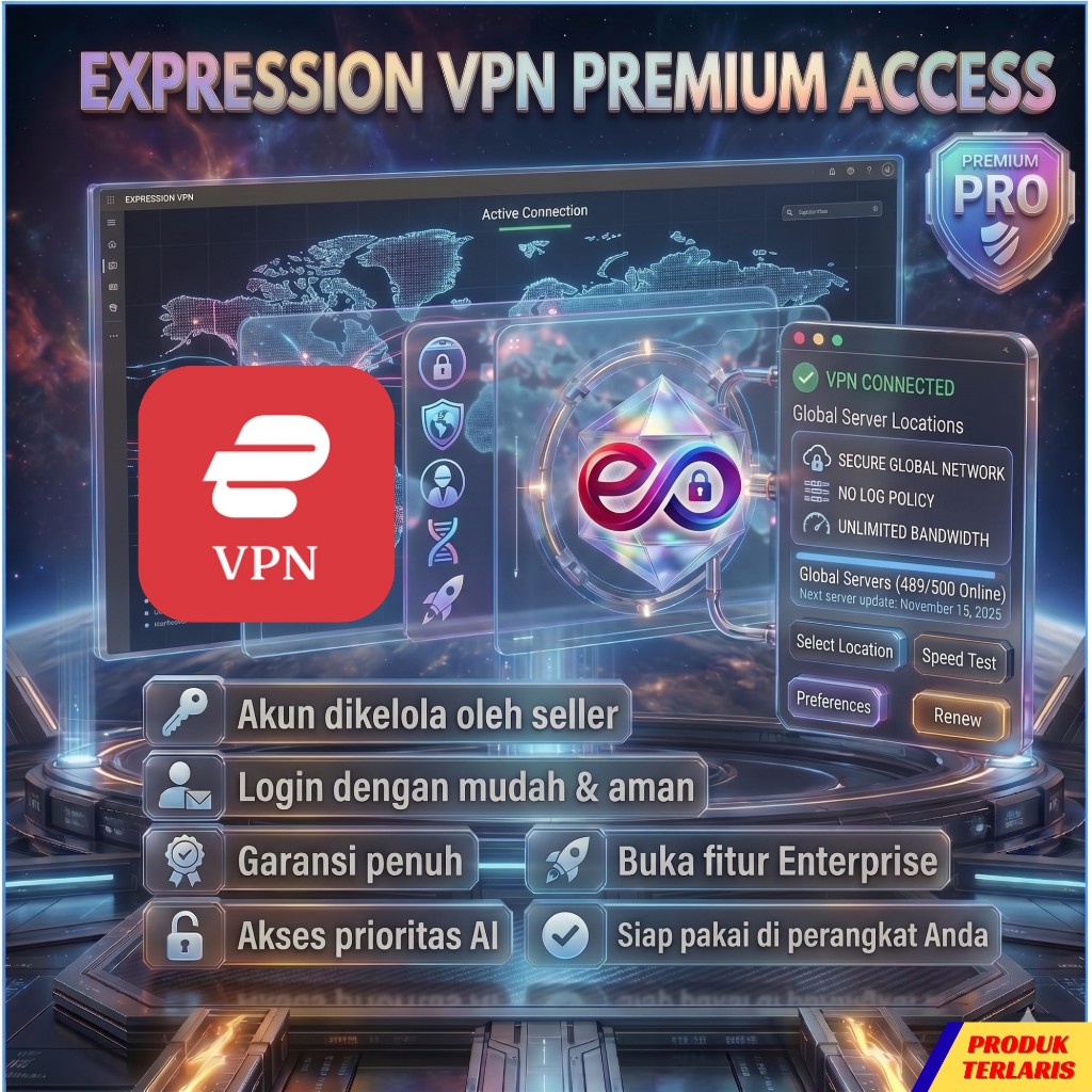 Express Vpn 1 Bulan Garansi Pengiriman Cepat compatible 5 device