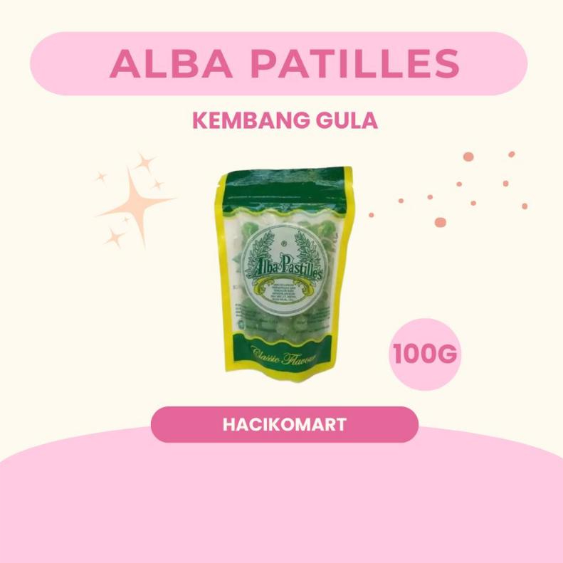 alba pastilles kembang gula100g