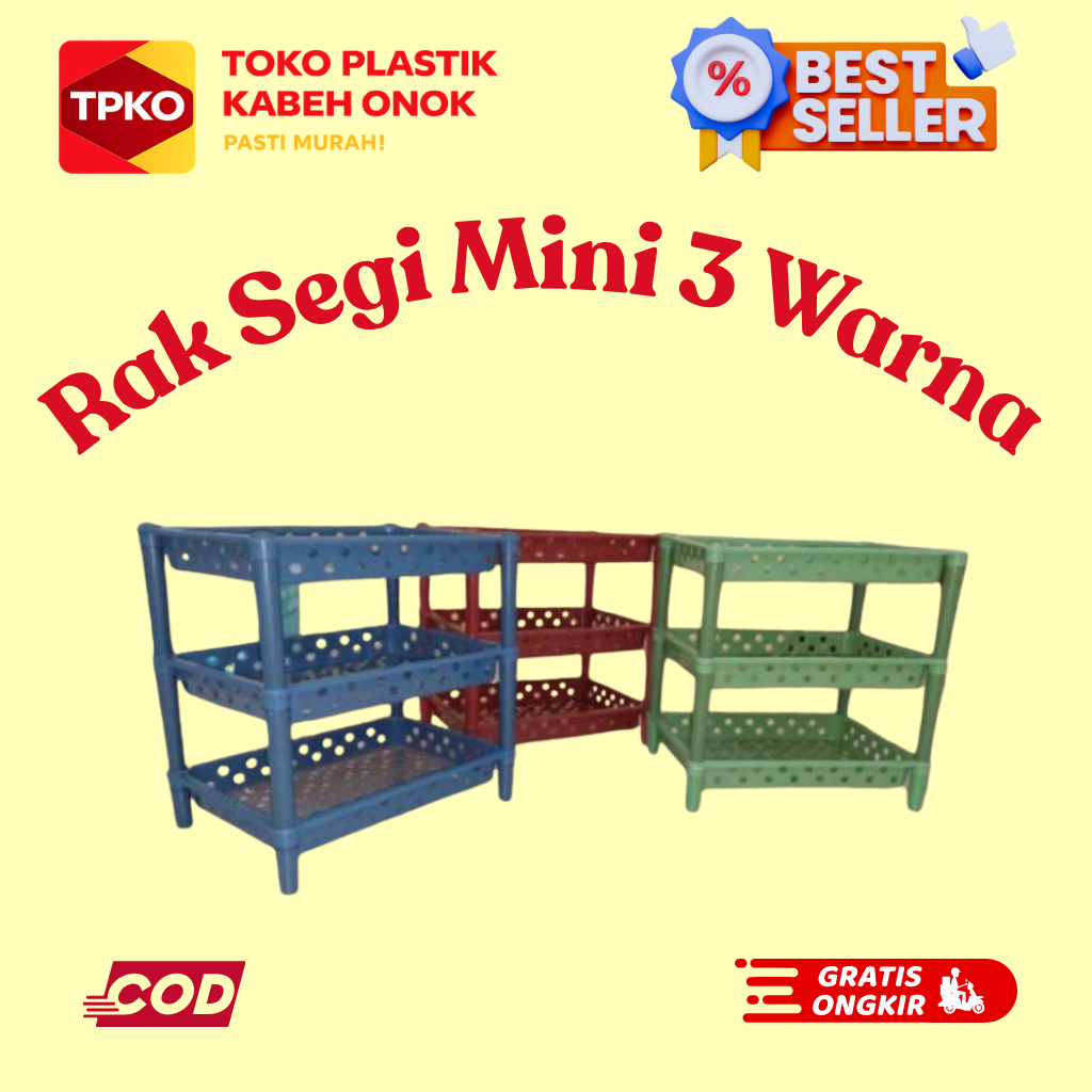 Rak Plastik Segi (KECIL)