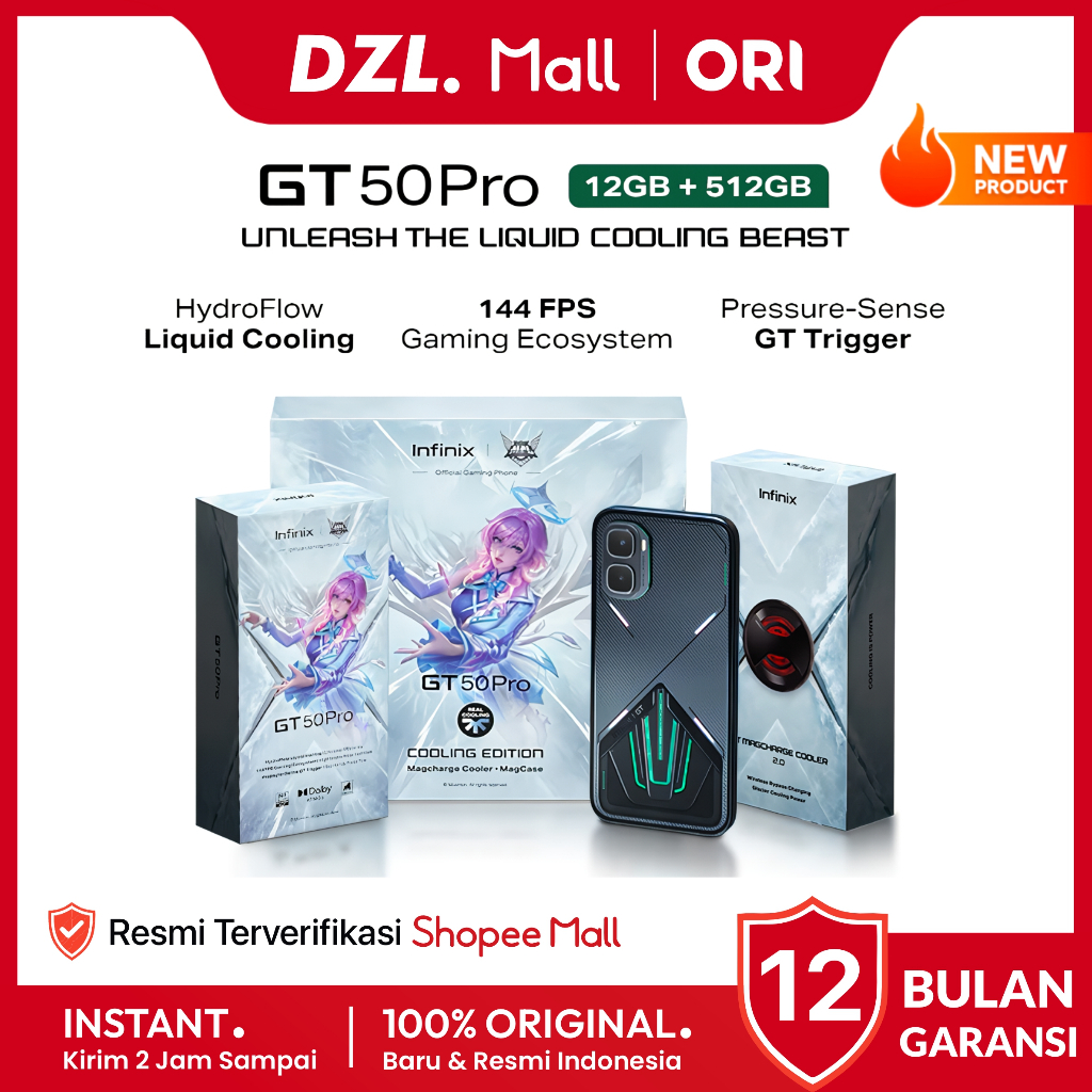 DZL - HP INFINIX GT 50 Pro 12/512 12/256 GB Original Resmi Official Store Ori Penerus GT 30 Pro