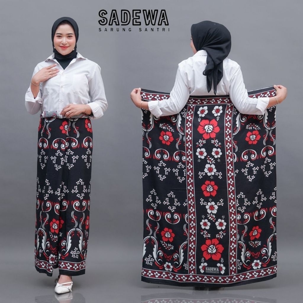 Sarung Wanita Santriwati Sarung Batik Printing Santriwati Sarung Gloyor pekalongan
