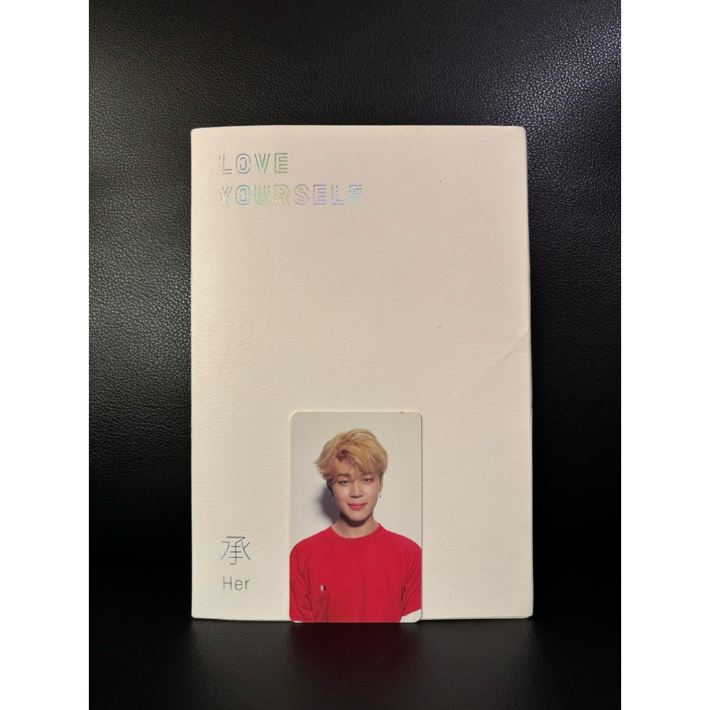 Preloved Album Love Yourself: Her (Putih - V Version) + PC Jimin