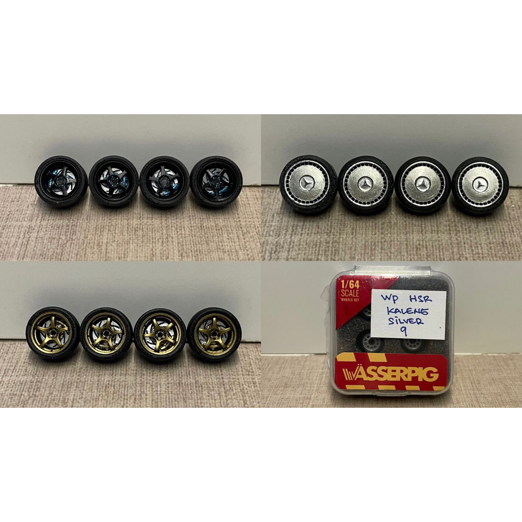 Velg Ban Diecast 1/64 Ichiban Istance Wasserpig Wheels