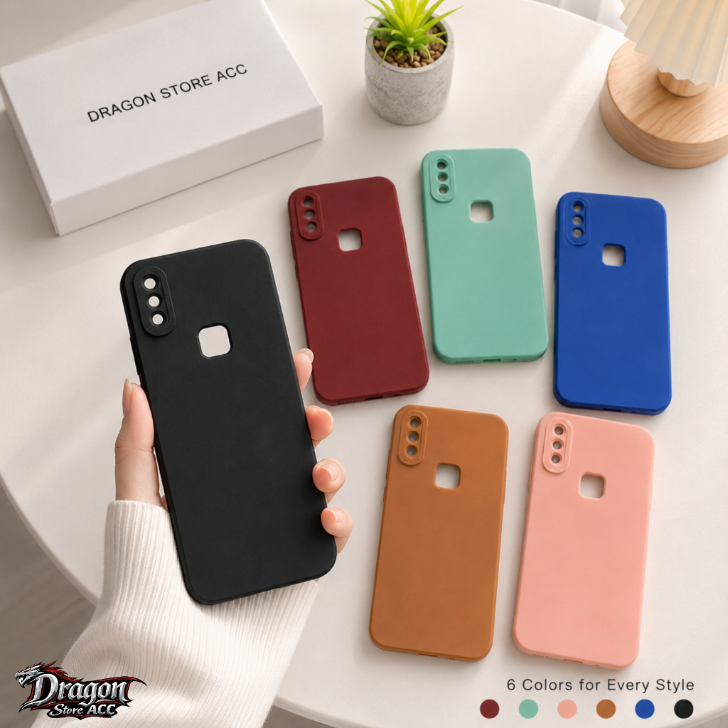 Softcase Vivo (1806) V11 Case Pro Camera Silikon Polos Slim Matte Anti Shock Casing Cover