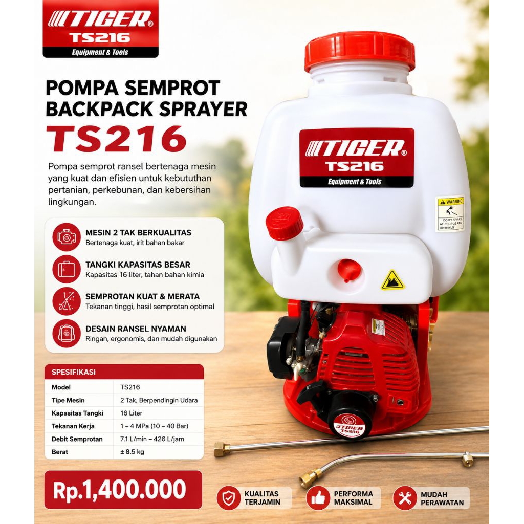 SPRAYER TIGER SEMPROT HAMA 2TAK PROMOSI