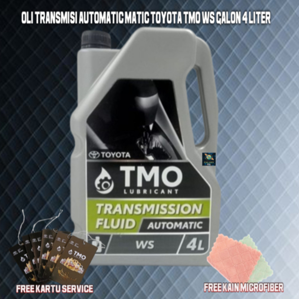 OLI TMO ATF TRANSMISI MATIC 4LITER TOYOTA AUTOMATIC POWER STEERING WS (1 PCS KARTU OLI TMO)